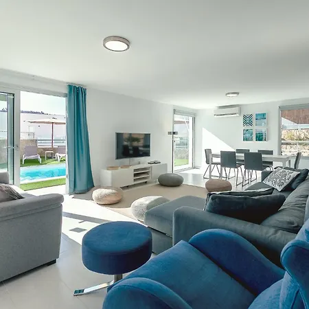 Rosa-soleada Privada Con Piscina Climatizada & Wifi En Tauro-mogan Willa La Playa de Tauro