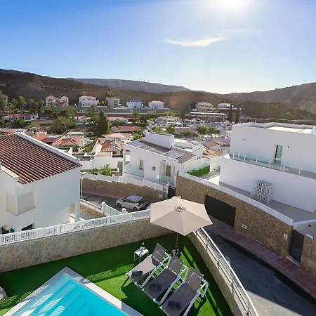 Willa Rosa-soleada Privada Con Piscina Climatizada & Wifi En Tauro-mogan La Playa de Tauro