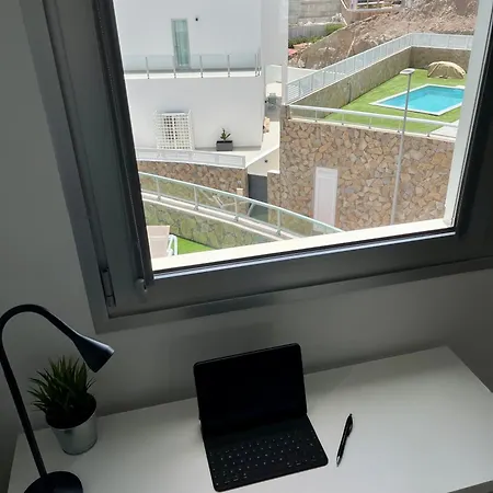 Rosa-soleada Privada Con Piscina Climatizada & Wifi En Tauro-mogan Willa La Playa de Tauro